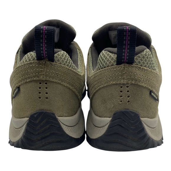 Merrell Womens Shoes Oakcreek Hiking Shoes Sz 9 Green Purple Low Top Waterproof - Picture 7 of 10